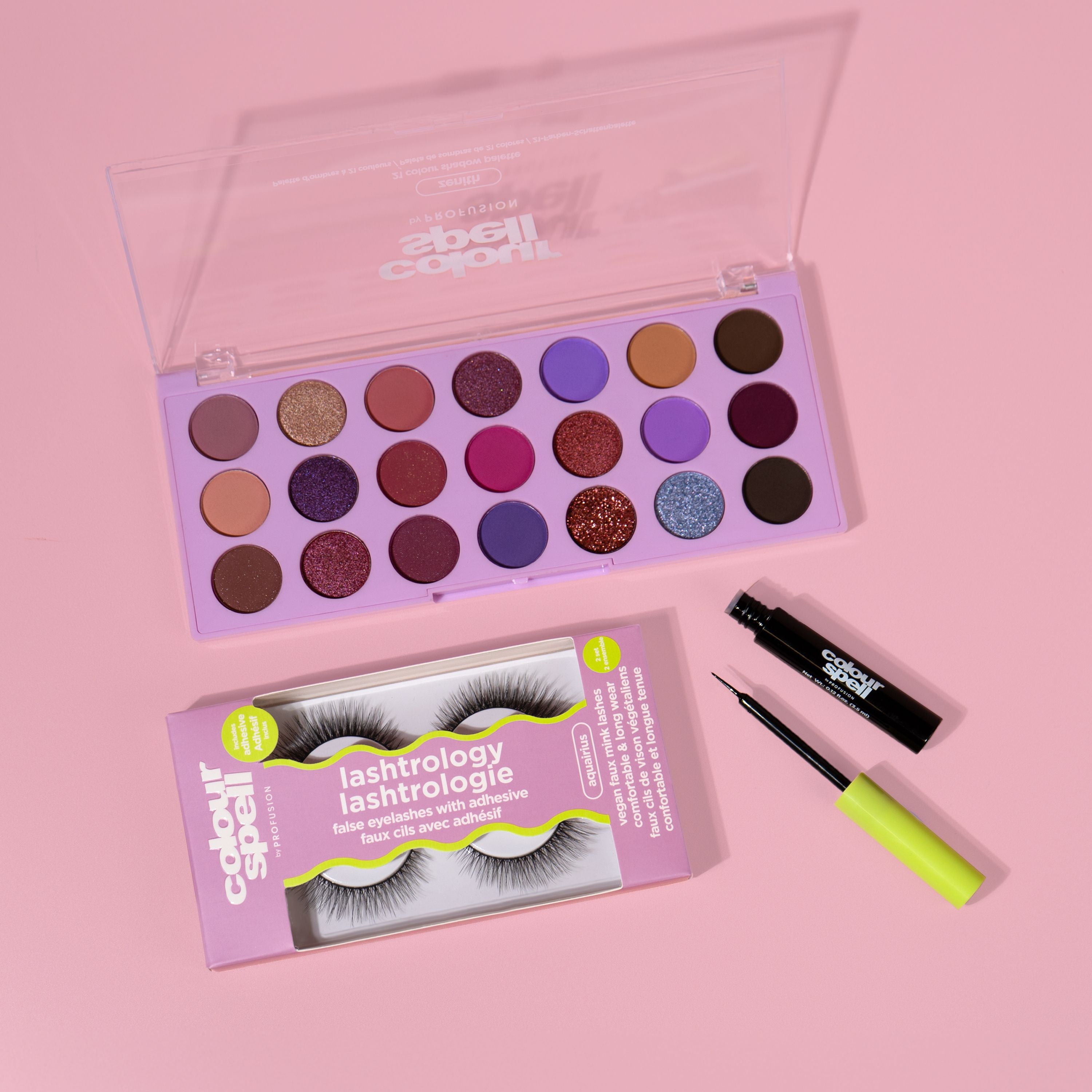 She's HER set with 21 Eyeshadow Palette, Liquid Eyeliner and False eyelashes