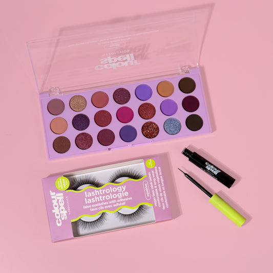 She's HER set with 21 Eyeshadow Palette, Liquid Eyeliner and False eyelashes