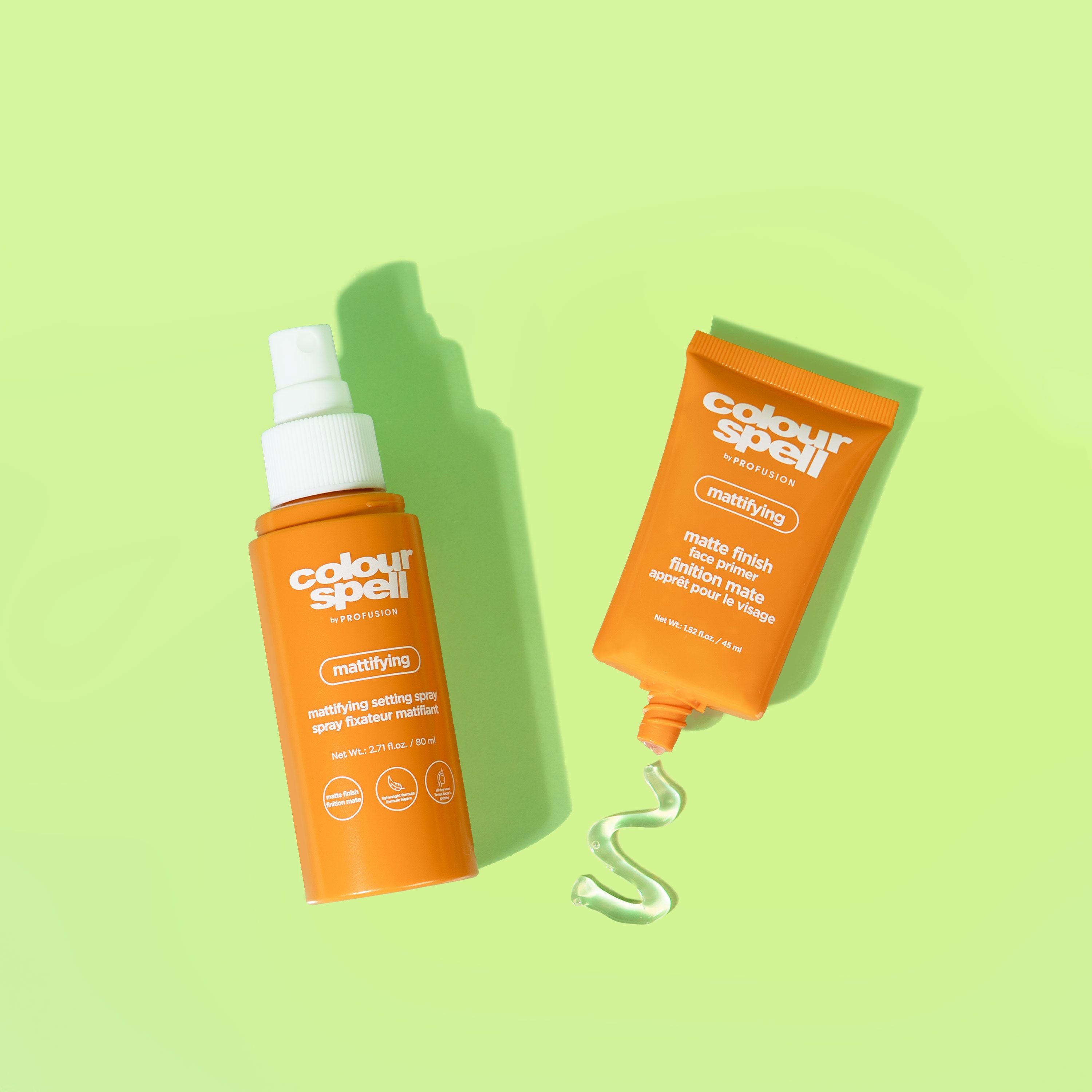 Matte About You set with Mattifying Setting Spray and Matte Finish Face Primer