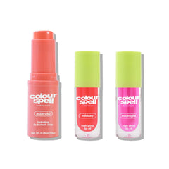 Blush and Tell Set with Lip Oil and Cheek and Blush Stick