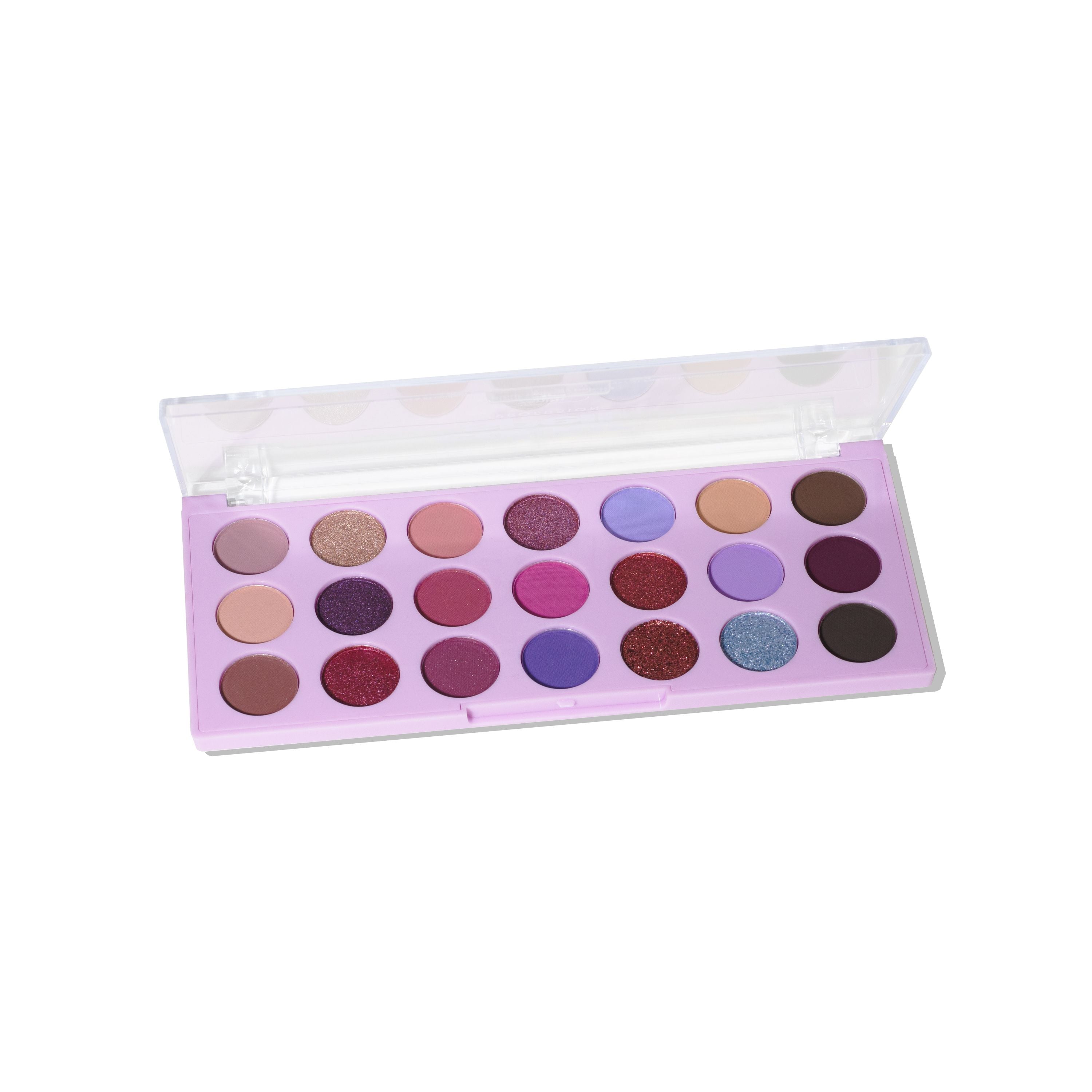 Zenith 21 Shade Eyeshadow Palette Angled