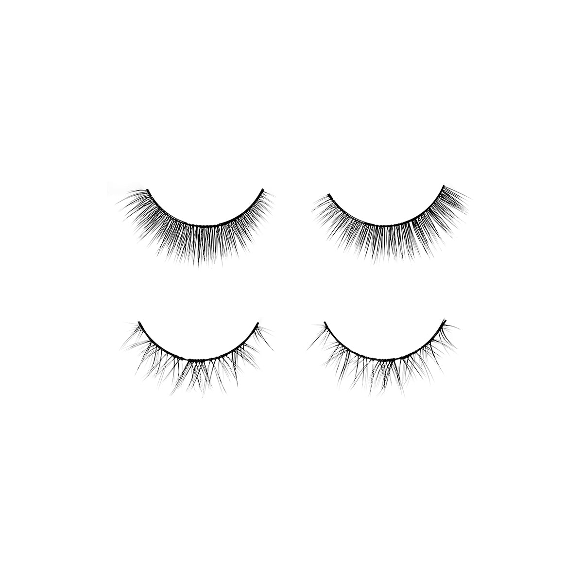 False Eyelashes with Adhesive