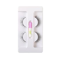 False Eyelashes with Adhesive