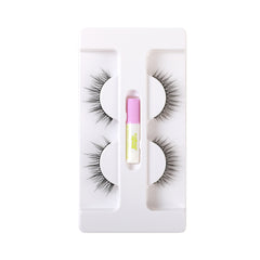 False Eyelashes with Adhesive