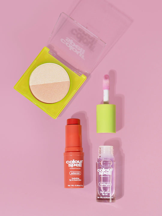 Serving Glow Collection- Highlight, Blush & Lip Oil