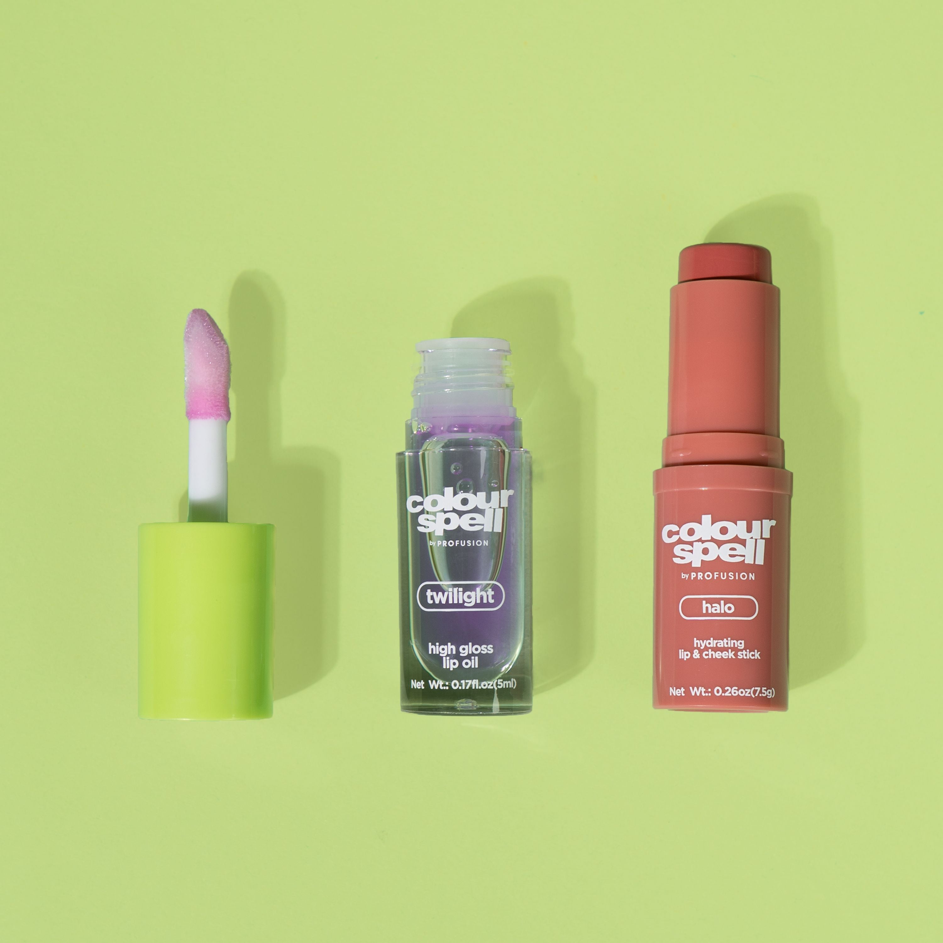 Soft Start set with High Gloss Lip Oil and 2-in-1 Hydrating Lip & Cheek Stick