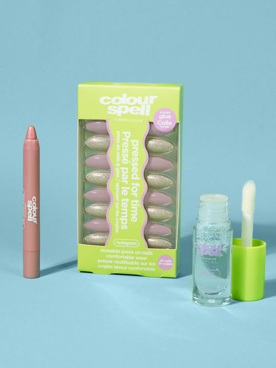 Pressed, Glossed and Polished Collection- Shadow, Lip Oil & Nails
