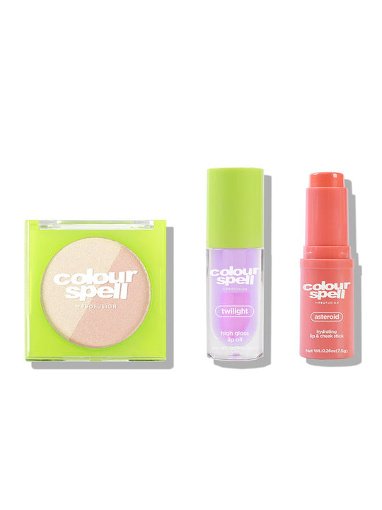 Serving Glow Collection- Highlight, Blush & Lip Oil