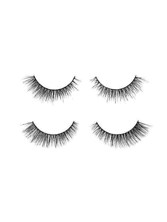 False Eyelashes with Adhesive