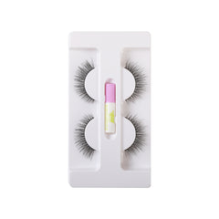 False Eyelashes with Adhesive
