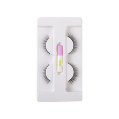 False Eyelashes with Adhesive
