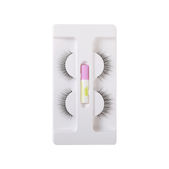 False Eyelashes with Adhesive