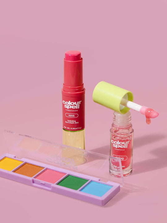 Playful Collection- Lip Oil, Blush & Shadows