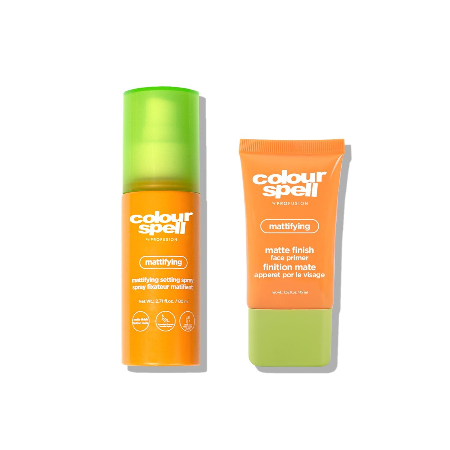 Matte About You set with Mattifying Setting Spray and Matte Finish Face Primer
