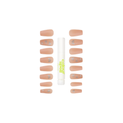 Press On Nails & Glue -Nude