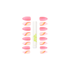 Press On Nails & Glue - Hot Pink