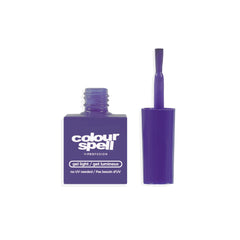 Violet gel nail polish
