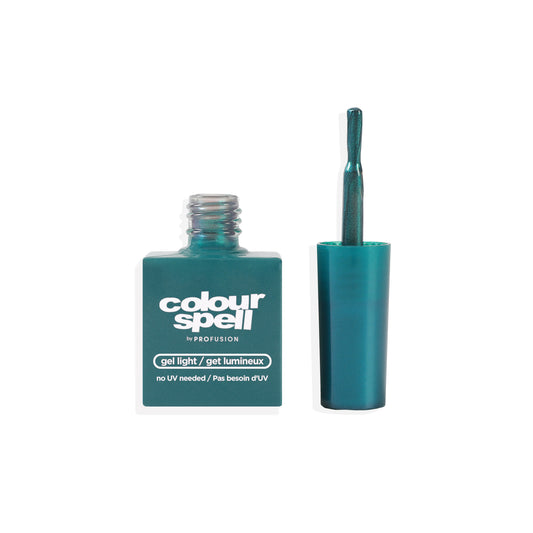 Teal Gel Nail Polish Open
