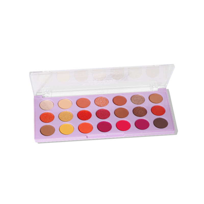 21 Colour Shadow Palette - Solstice Angled and Opened