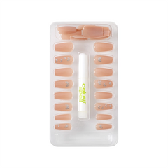 Press On Nails & Glue -Nude