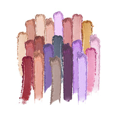 Berries 21 Shade Eyeshadow Palette Swatch