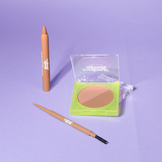 Snatch N' Go set with Face Contour Duo, Eyebrow Pencil Liner and Matte Shadow Stick 